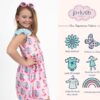 COOL FLAMINGO GIRL DRESS