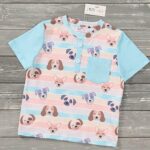Puppy Blossoms - Boy Top
